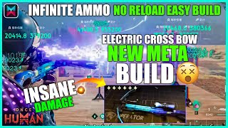 ONCE HUMAN NEW META BUILD POWER SURGE CROSS BOW ULTIMATE BUILD😱MILLION DAMAGE 👍NO RELOAD WEAPON