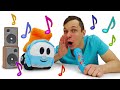 Видео для детей и мультики про машинки - Грузовичок Лева привез микрофон! Учим овощи и поем песенки!