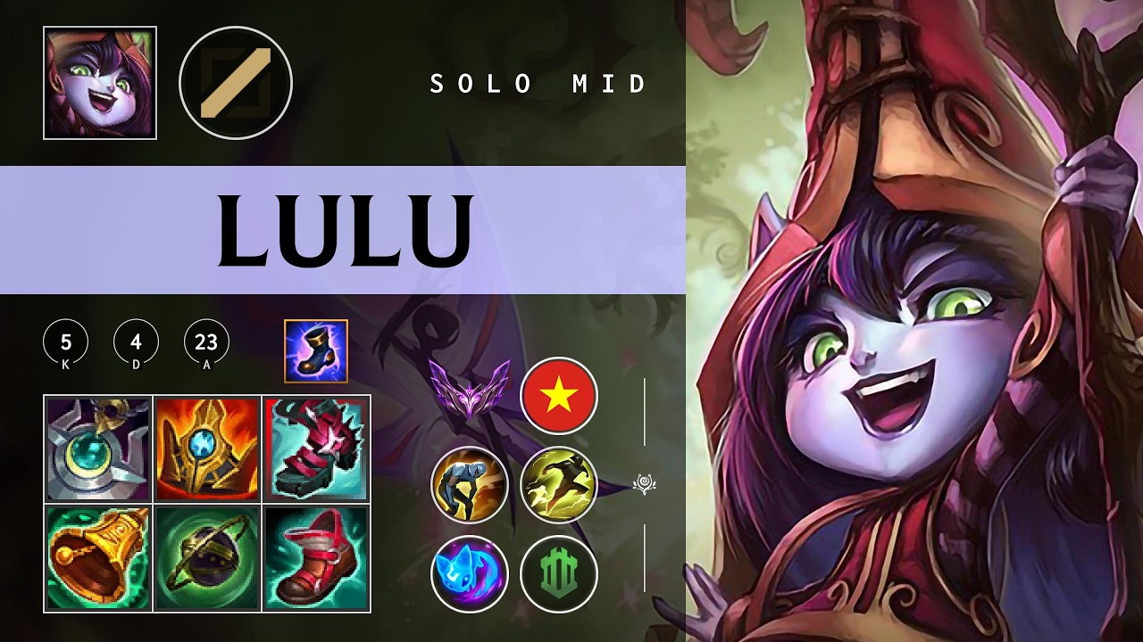 Lulu Mid vs Ryze - VN Master Patch 26.05
