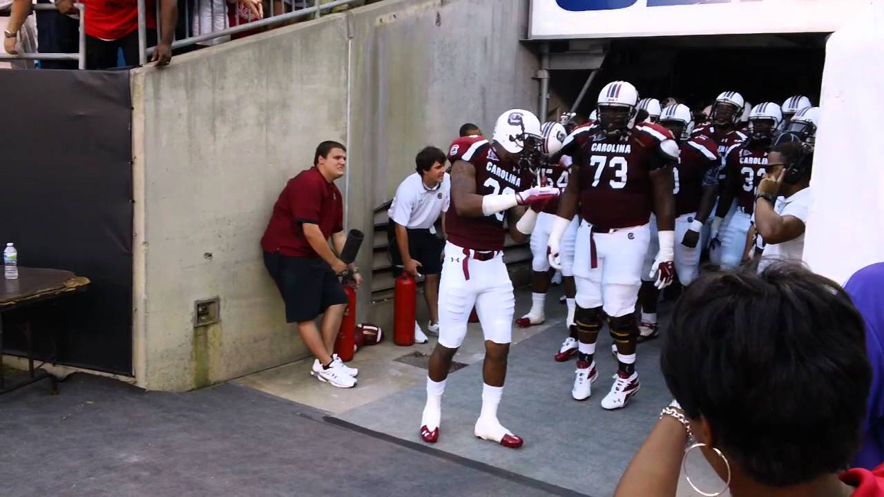 South Carolina v ECU Gamecocks Entrance YouTube