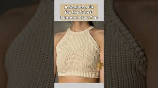 Crochet This Stunning Crop Top in a Weekend! #crochettutorial