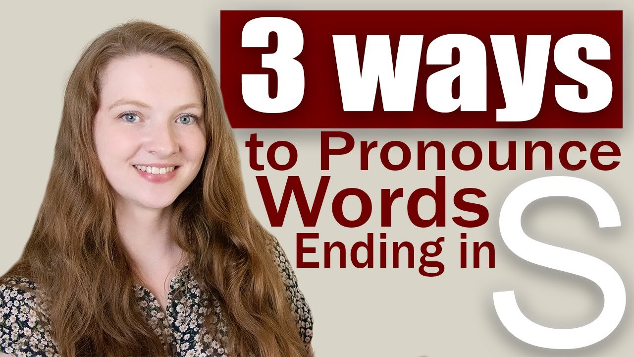 How To Pronounce Words Ending In S S In Final Position YouTube