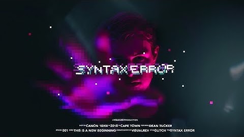 SYNTAX ERROR