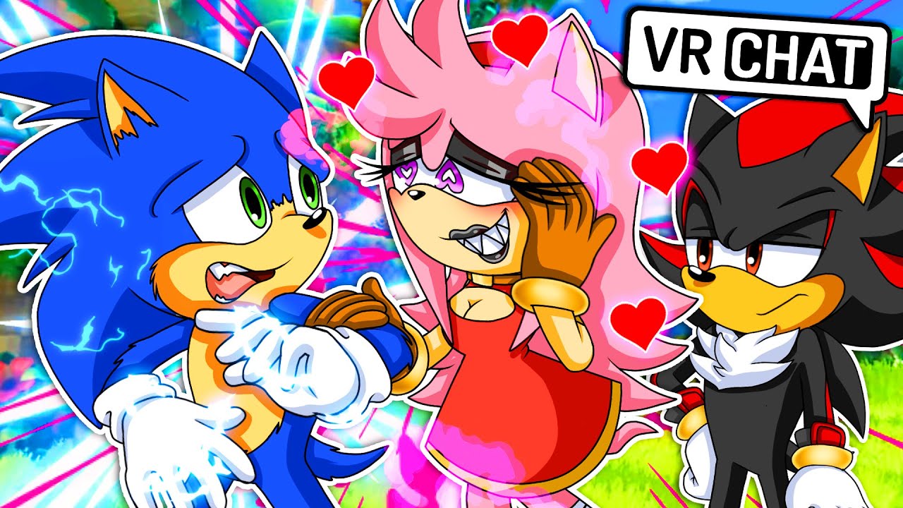 MAD AMY LOVES SONIC.EXE! Sonic.EXE & Shadow Meet Mad Amy! (VR Chat