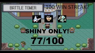 GO FOR GOLD! SHINY ONLY - 100 WIN STREAK ATTEMPTS - Ruby Battletower