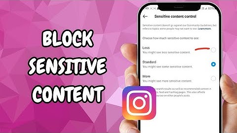 How To Block Sensitive Content On Instagram