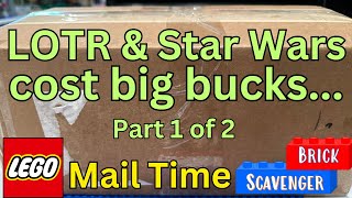 Lord of the Rings and Star Wars cost big bucks on Lego Minifigure Mail Time Part 1 of 2