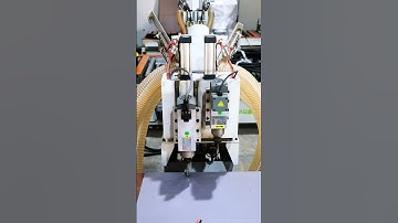 Máy phay bản lề ổ khóa cửa tự động | Máy chế biến gỗ Semac #shorts