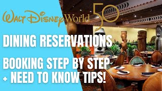 How To Book Disney World Dining Reservations | Tips On How To Get The Hard To Get Reservations!