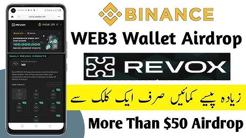 Revox Binance Web3 Wallet Airdrop | Binance New Big Airdrop | $Revox Airdrop | Don