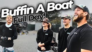 Boat Buffing Secrets From A Pro  ( All Day Footage )  Revival Marine Care by Drake's Detailing 7,518 views 3 months ago 33 minutes