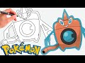 Cómo dibujar ROTOM Lavado POKEMON | Variantes de Pokémon