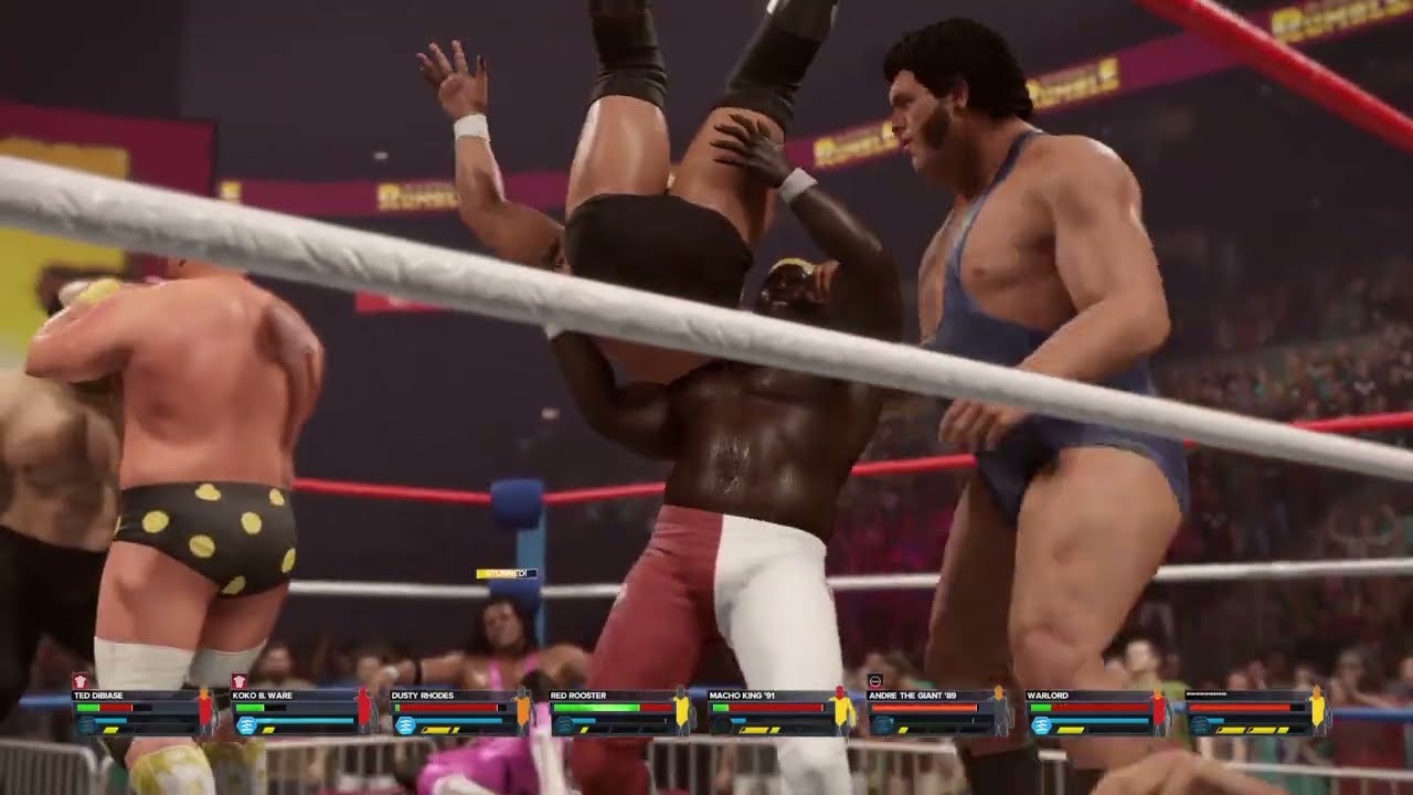 WWE 2K23 Royal Rumble 1990 simulation
