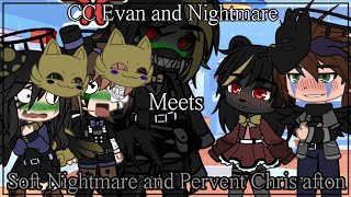 C.C And Nightmare Meets Soft Nightmare and Pervent "Chris afton"||Gacha club AU |MY AU|(NOT WILLIAM) screenshot 1