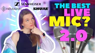 THE BEST LIVE MIC 2.0? Shure KSM9 VS Neumann KMS105 VS Sennheiser E965  | Sound Comparison