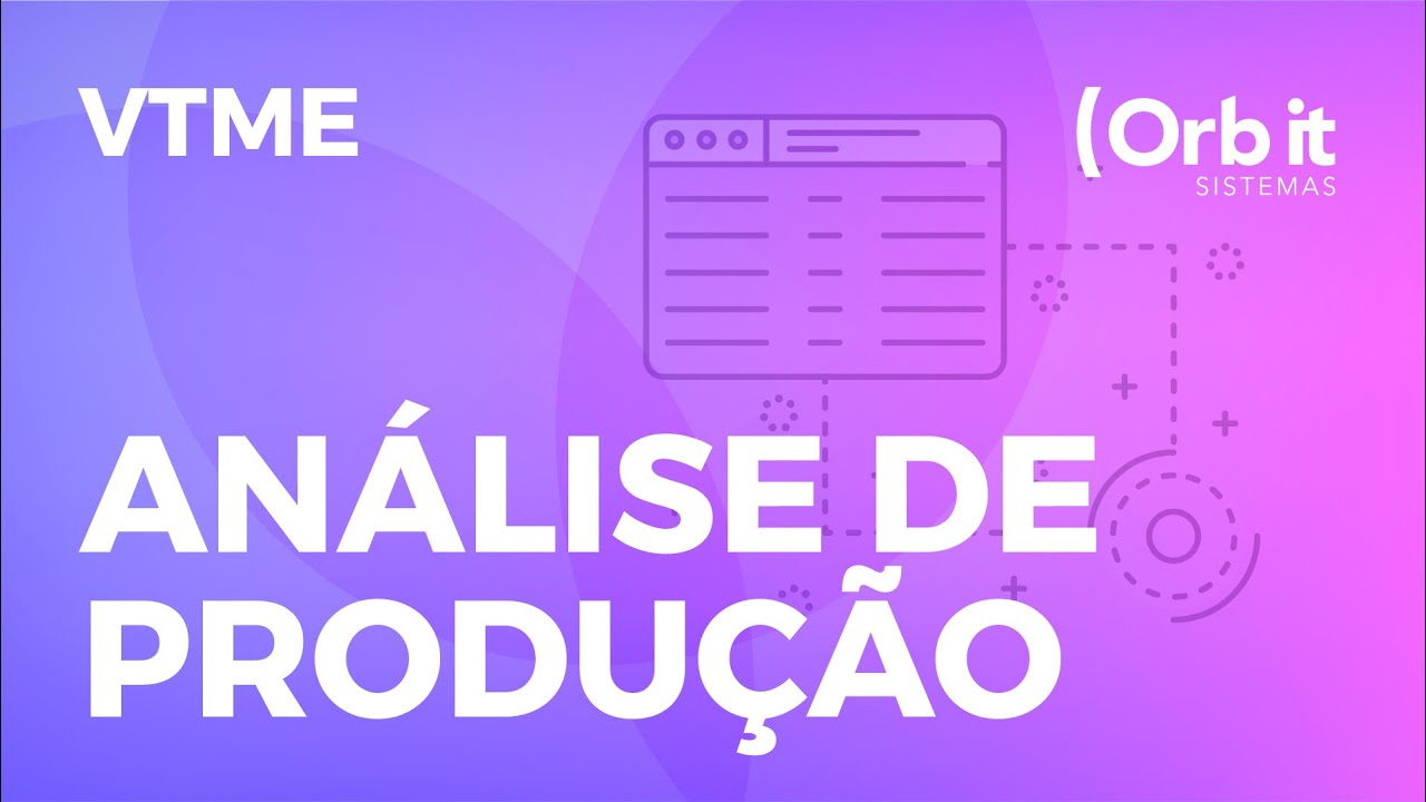 Treinamento da Análise de Produção