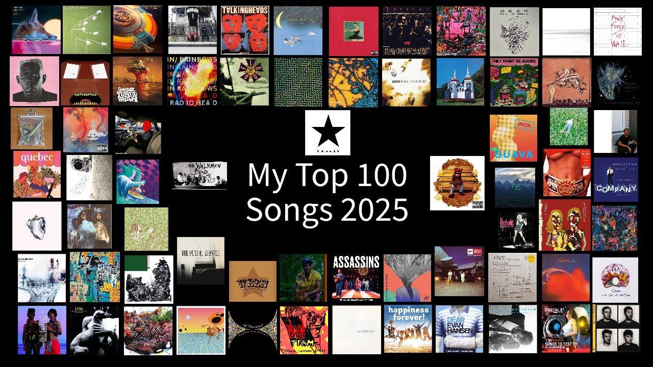 My Top 100 Songs 2025 - YouTube