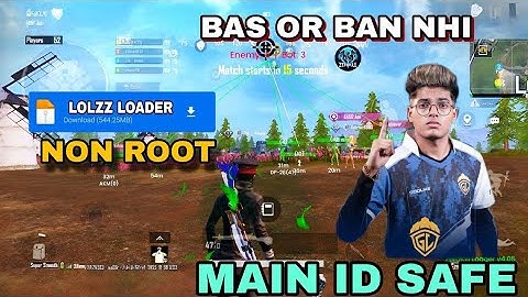 Today Bgmi 4.0 Anticheat high| Antiban Loader Main Id Safe| Paid VIP Loader | Non root