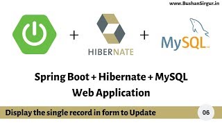 Spring Boot Hibernate Web Application - Display single record in form for Update [Part 6]
