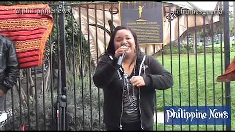 Tracy Sarmiento sings The Prayer