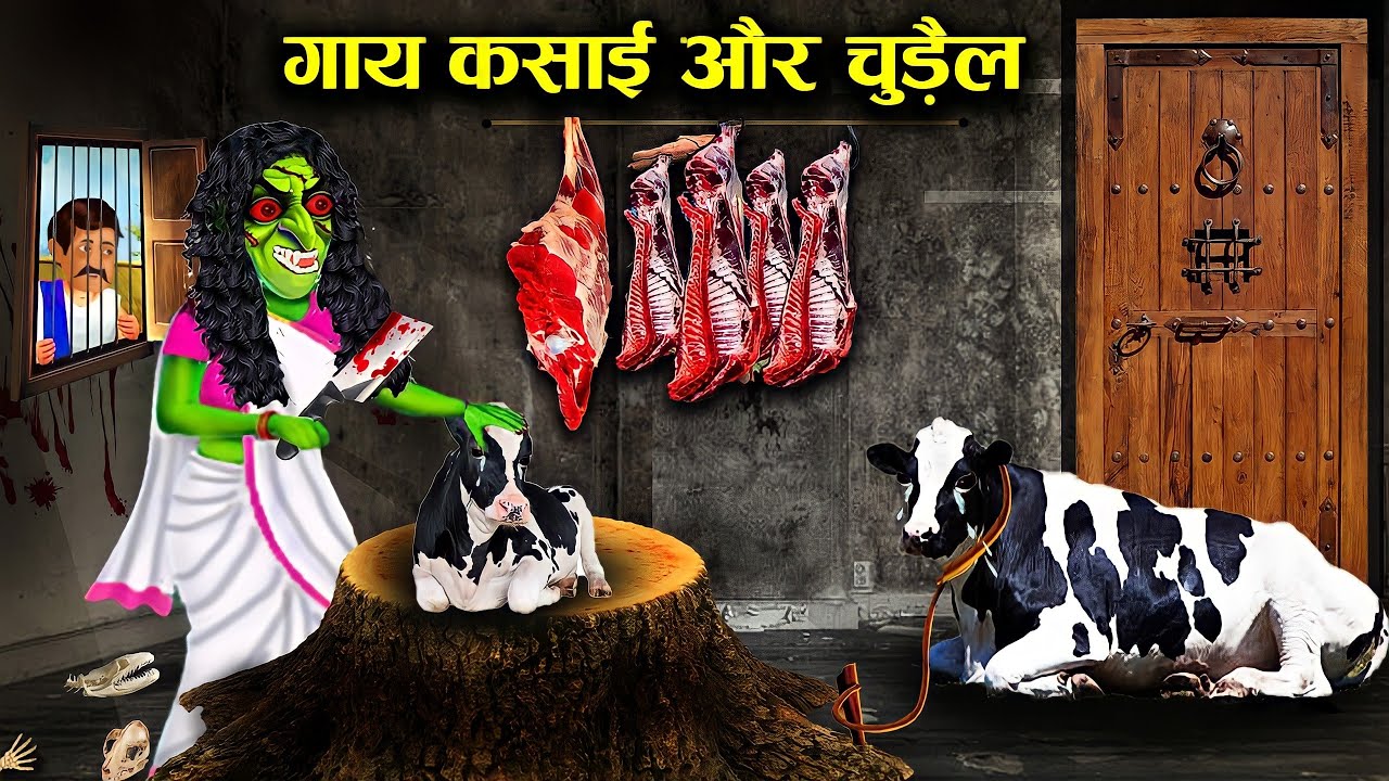 गाय कसाई और चुड़ैल ! cow and witch ! kasai chudail ! horror stories ! witch ! hindi kahaniyan