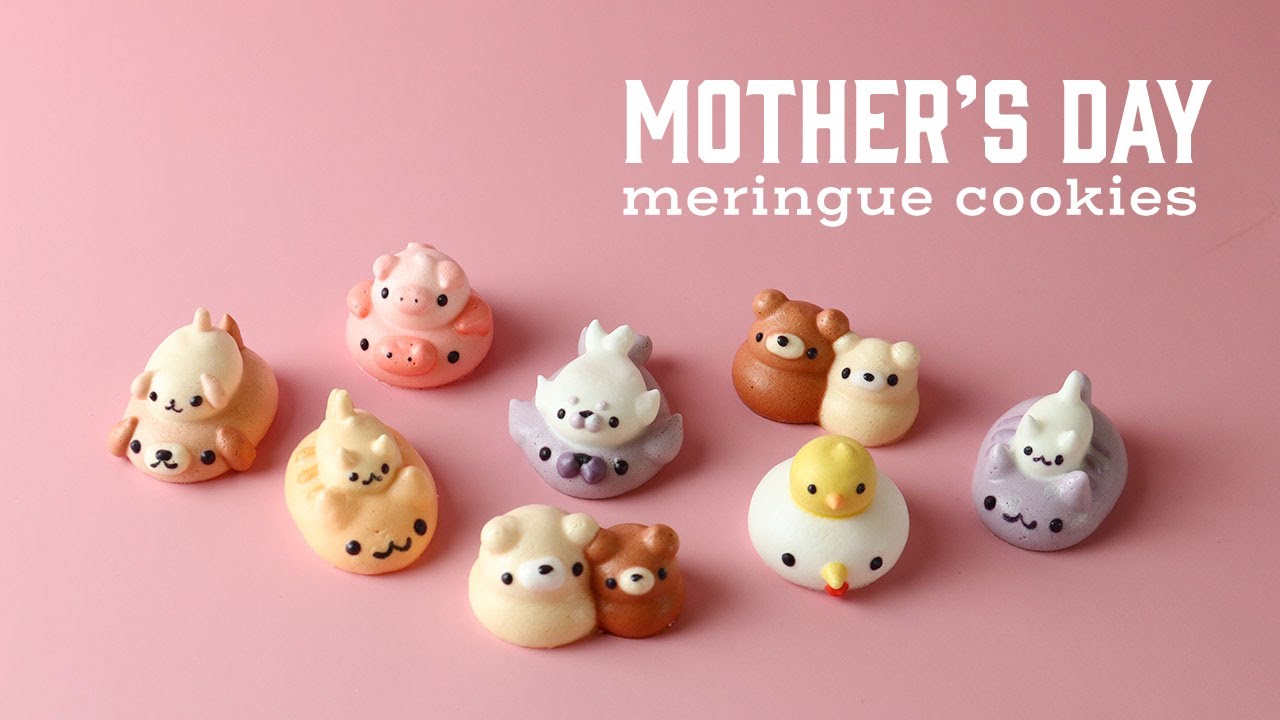 Mother's Day Animal Meringues YouTube