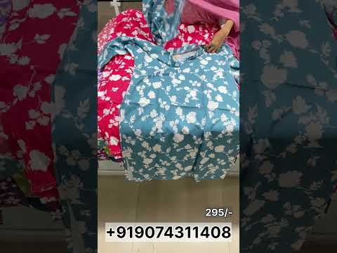 295/- രൂപയുടെ coordset collections ഇതാ പുതിയ stocks 😍 TOP WITH PANT SET 😍