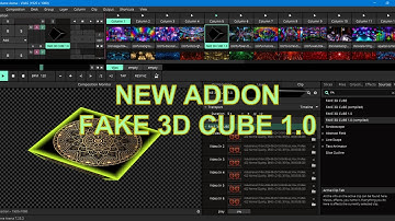 NEW ADDON FAKE 3D CUBE 1.0 FOR Resolume Arena Create by @Vjjas