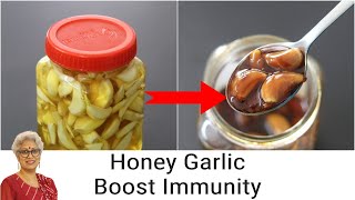 How To Make Fermented Honey Garlic - Natural Home Remedy For Immune Boosting | Skinny Recipes