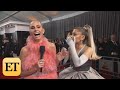 Watch Ariana Grande Accidentally Curse MULTIPLE TIMES During GRAMMYs Interview