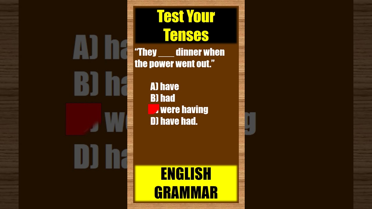English Tenses Quiz 5 (With Clear Explanations!) | Test Your Grammar