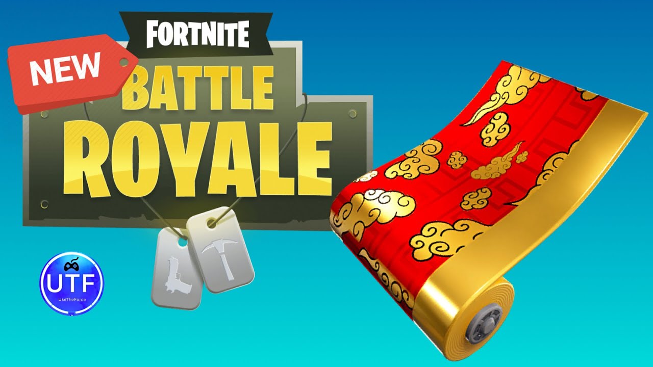 Fortnite New Golden Clouds Wrap