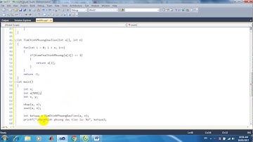 [ LẬP TRÌNH C ] TÌM SỐ CHÍNH PHƯƠNG ĐẦU TIÊN TRONG MẢNG 1 CHIỀU CÁC SỐ NGUYÊN