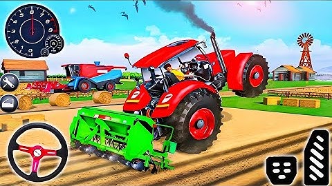 Real Tractor Farming Simulator 3D – Modern Tractor Driving Game 2025 | Android Gameplay