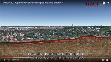 TEMPUS600 - Rapid delivery of blood samples over long distances
