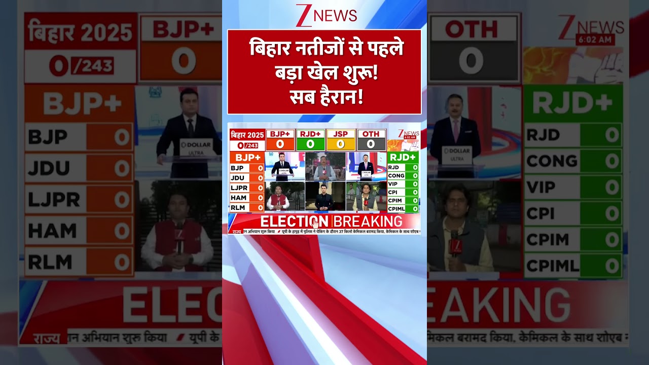 बिहार नतीजों से पहले बड़ा खेल शुरू! सब हैरान!