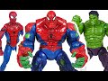 Marvel Avengers Hulk and Spider Man combine! Spider-Hulk!! Defeat the Thanos! | DuDuPopTOY
