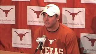 Mack Brown Press Conference - Colt McCoy