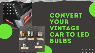 Convert your vintage car to LED lights (dash, tail, marker, etc)