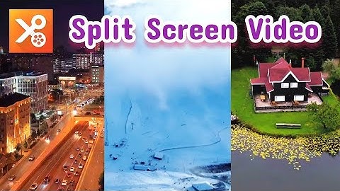 How to make a split screen video on YouCut Editor