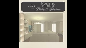 3D 360 VR Interior Design Project. Virtual tour. Short video Livingroom project