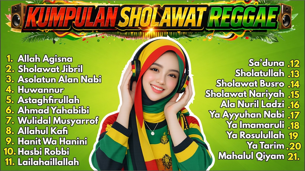 SHOLAWAT REGGAE PENENANG HATI 2026 🌿 IRAMA LEMBUT BIKIN HATI ADEM & PIKIRAN TENANG