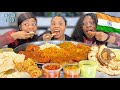 NIGERIAN FAMILY TRY INDIAN FOOD MUKBANG FOR THE FIRST TIME EVER MUST WATCH!!😱
