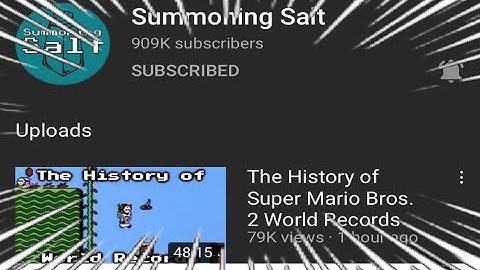 When Summoning Salt Uploads