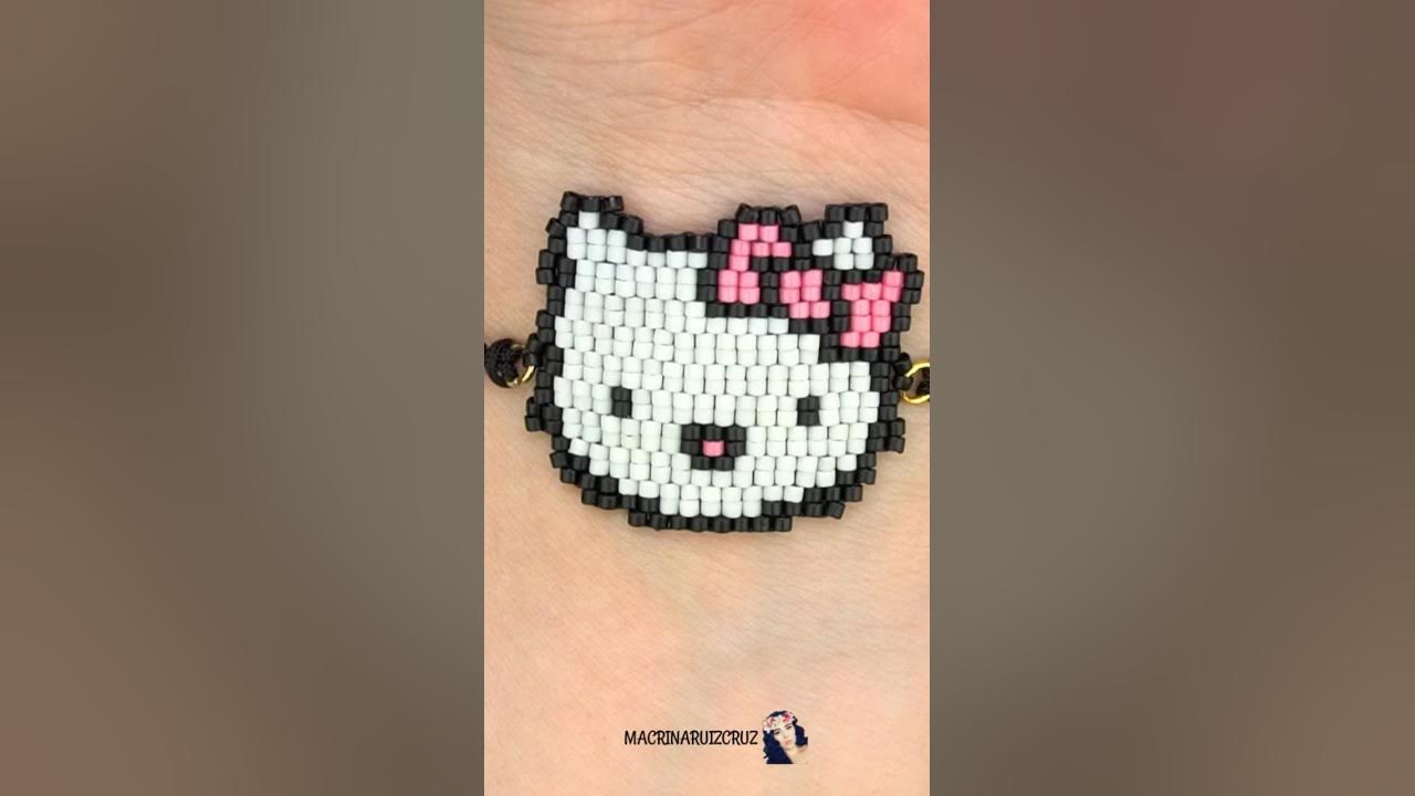 Hello kitty #beads #jewelry #miyukibeads #miyuki 