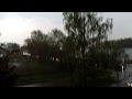 Молния ударила в дерево Колпино 13.5.13