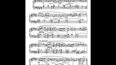 Scriabin 4 Preludes Op.33 - No.2 in F sharp major