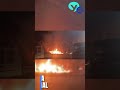 INCENDIO EN PREDIO BALDÍO MOVILIZA A BOMBEROS EN MULSAY