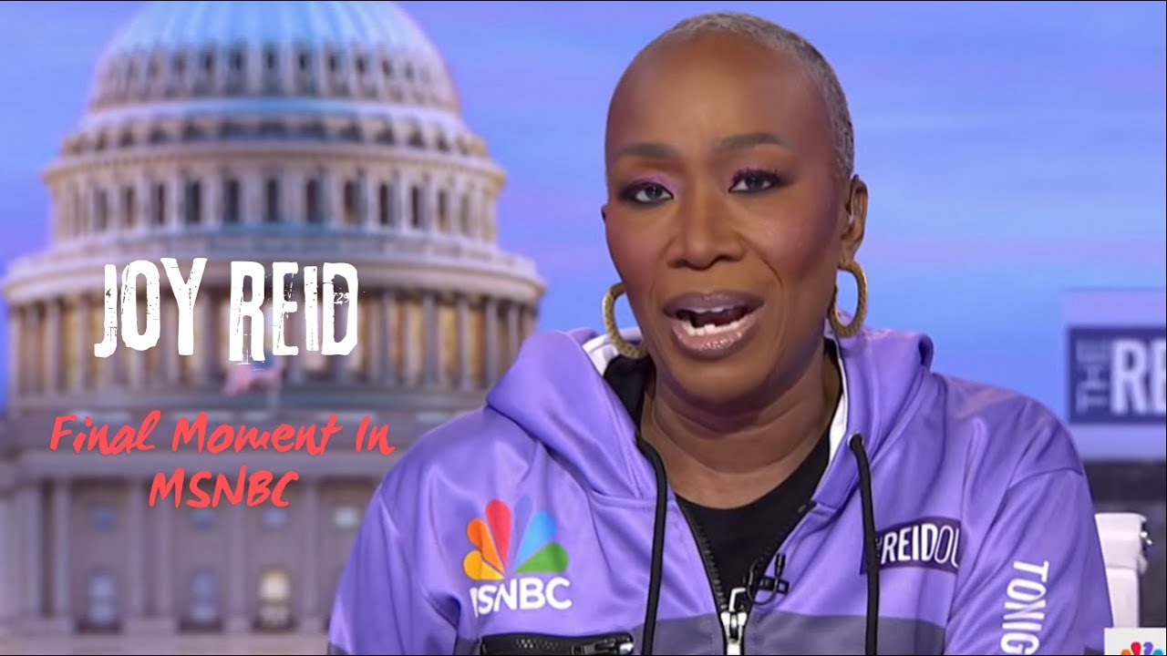 Joy Reid’s Final MSNBC SignOff You Won’t Believe Her Last Words
