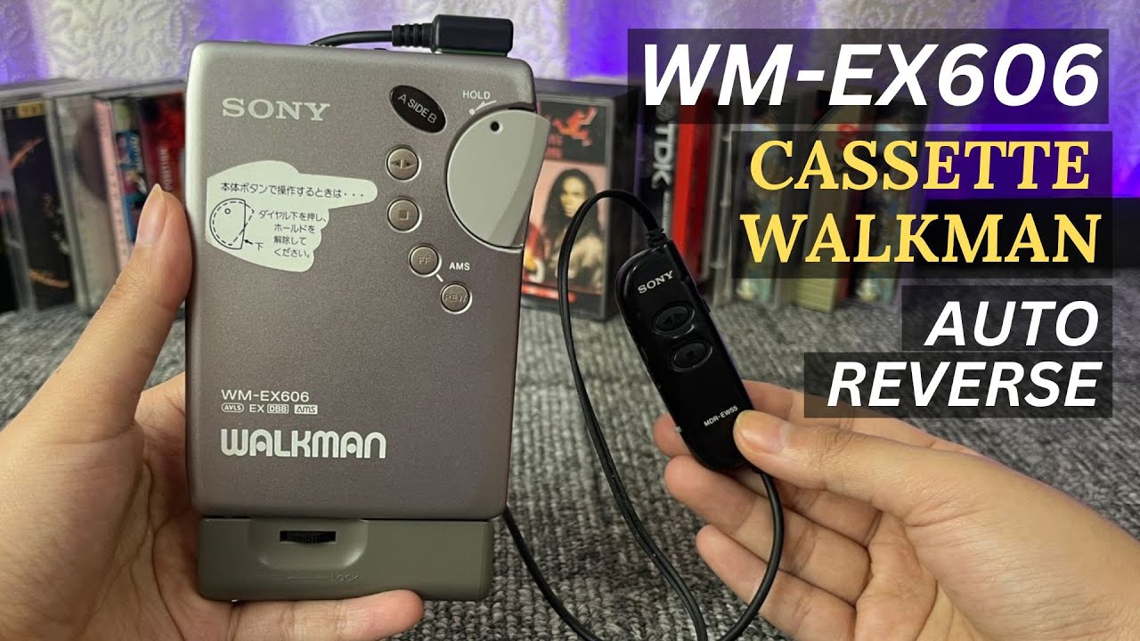 Sony WM-EX606 Walkman | Cassette Player | Auto Reverse, EX DBB, BL